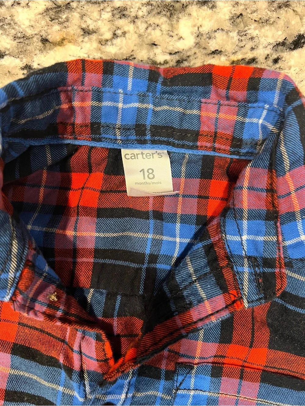 Toddler Plaid Button-Up Shirt Bundle | Carter’s & Cat & Jack | 18 Months